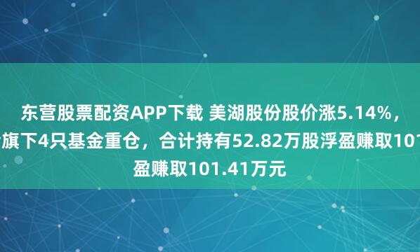 东营股票配资APP下载 美湖股份股价涨5.14%，博时基金旗下4只基金重仓，合计持有52.82万股浮盈赚取101.41万元